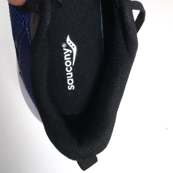 Saucony Axon 3 Lace Up Running Shoes Kids Size 7 W Wide EUR 39 Blue SK266833 - Picture 9 of 9